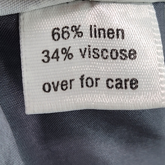 SuZen Vintage Women's Linen Blend Sleeveless A-line Midi Dress - S - Picture 8 of 9